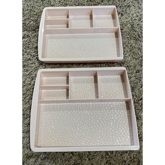 Makeup Organizer for Drawers, Vanities~ acrylic scrunchie & cotton pad holder - Picture 2 of 9